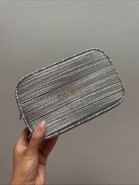 {CHANEL} Limited Holiday Cosmetic Pouch